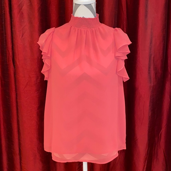 1. State Flutter Sleeve Top - Picture 2 of 4